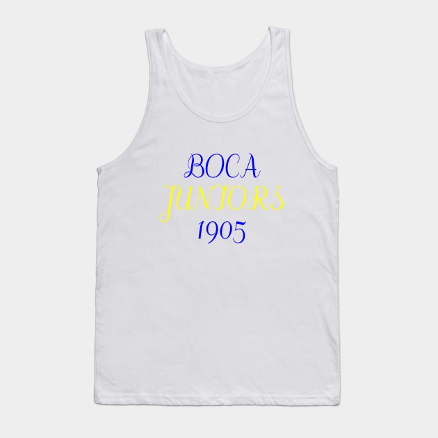 Boca Juniors 1905 Tank Top by Medo Creations